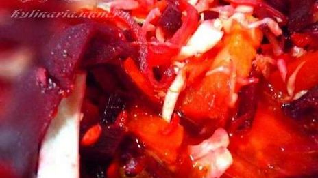 борщ с галушкой