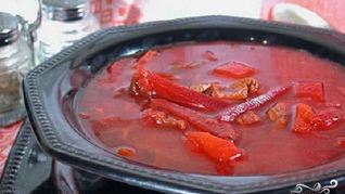 Борщ с грибами