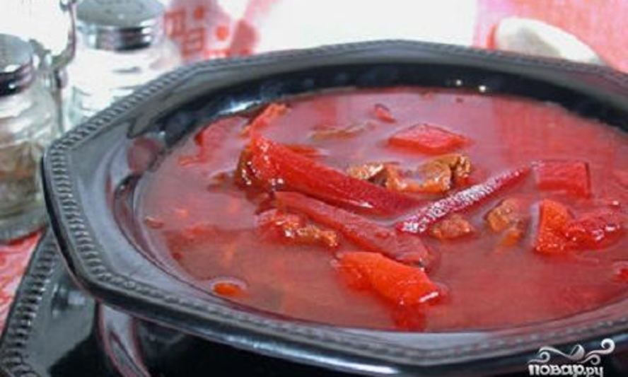 Рецепт борщ с грибами