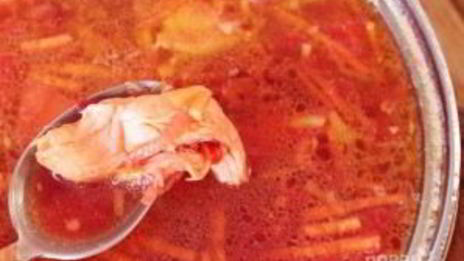 борщ с курицей и свеклой