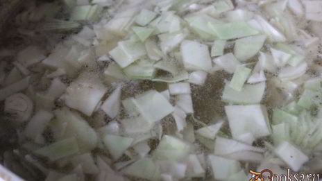 борщ с телячьим языком