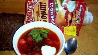 Борщ с заправкой