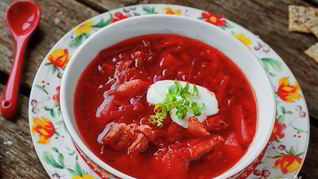 Борщ со свеклой без капусты