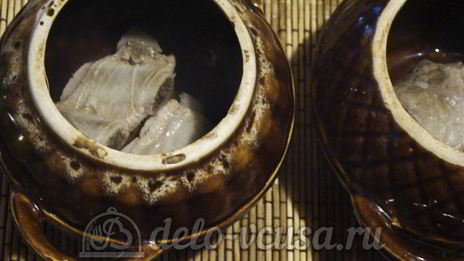 борщ в горшочке