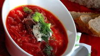 Борщ в микроволновке