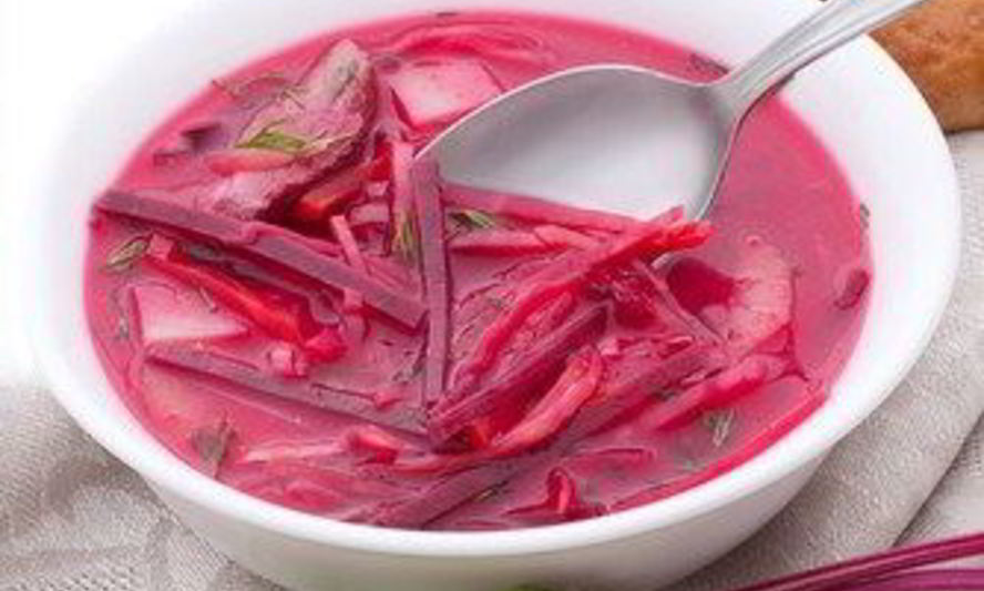 Рецепт быстрый постный борщ с укропом