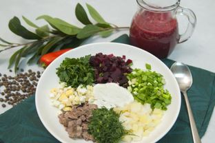 Холодный борщ на квасе