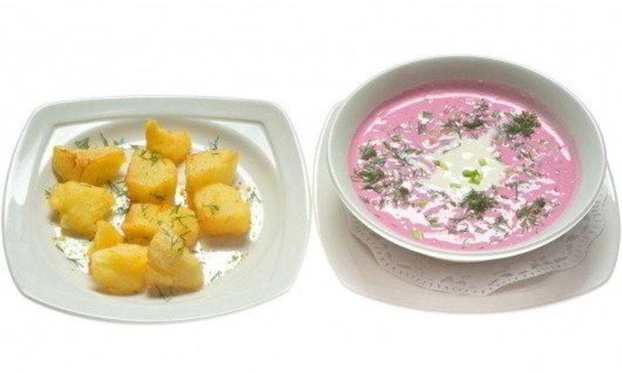 Рецепт холодный борщ saltibarsciai