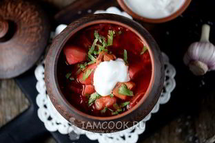 Классический Борщ с курицей