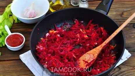 классический борщ с курицей