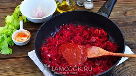 классический борщ с курицей