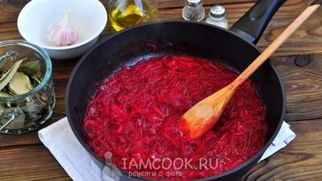 классический борщ с курицей