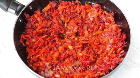 классический постный борщ