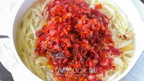 классический постный борщ