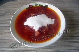 Настоящий украинский борщ