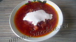 Настоящий украинский борщ