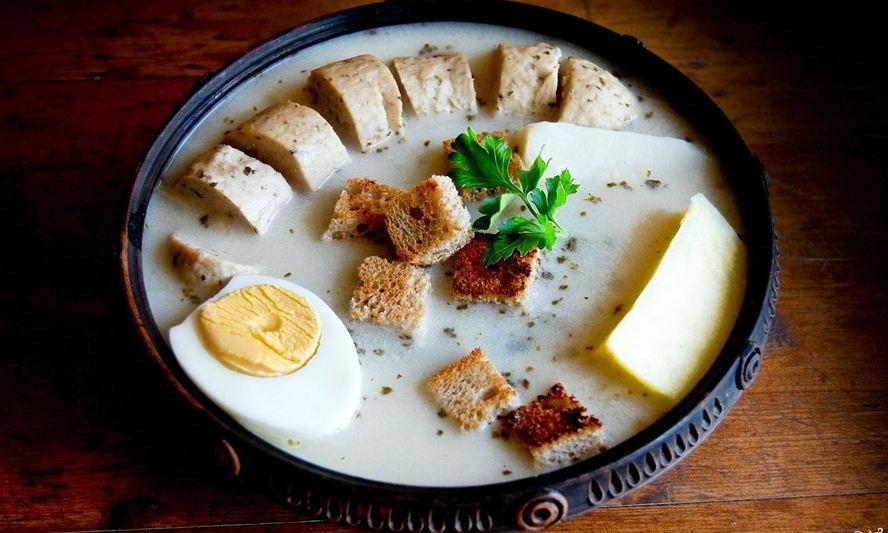 Рецепт польский белый борщ