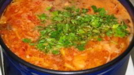 постный борщ со свеклой