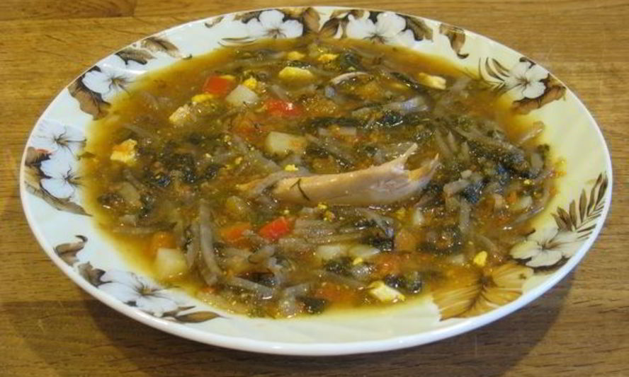 Рецепт зеленый борщ с томатом