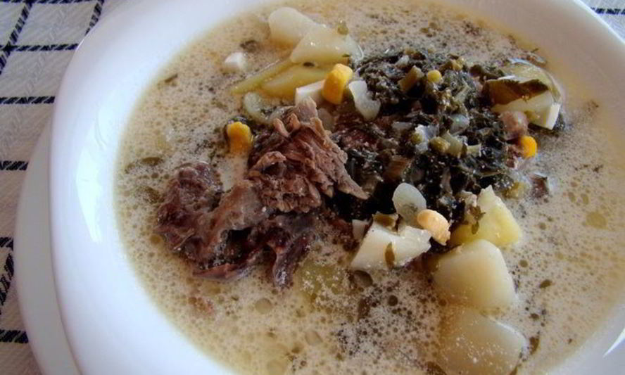 Рецепт зеленый борщ со щавелем