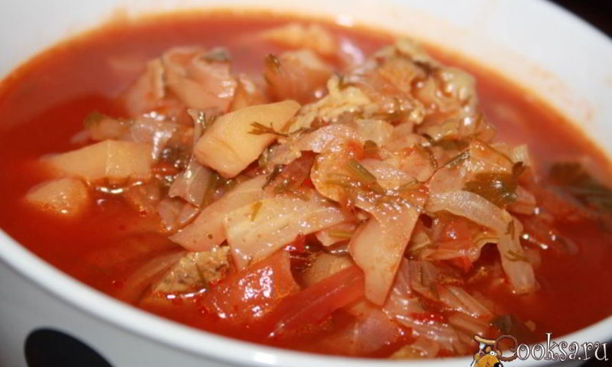 Рецепт зимний борщ с летним ароматом