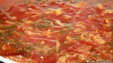 зимний борщ с летним ароматом