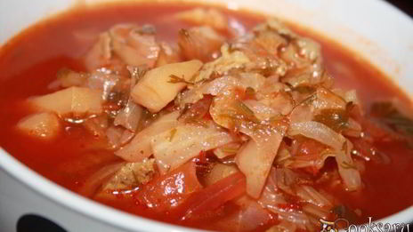 зимний борщ с летним ароматом