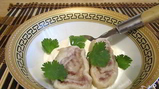 Бульон из баранины с галушками