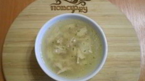 бульон из куриных костей