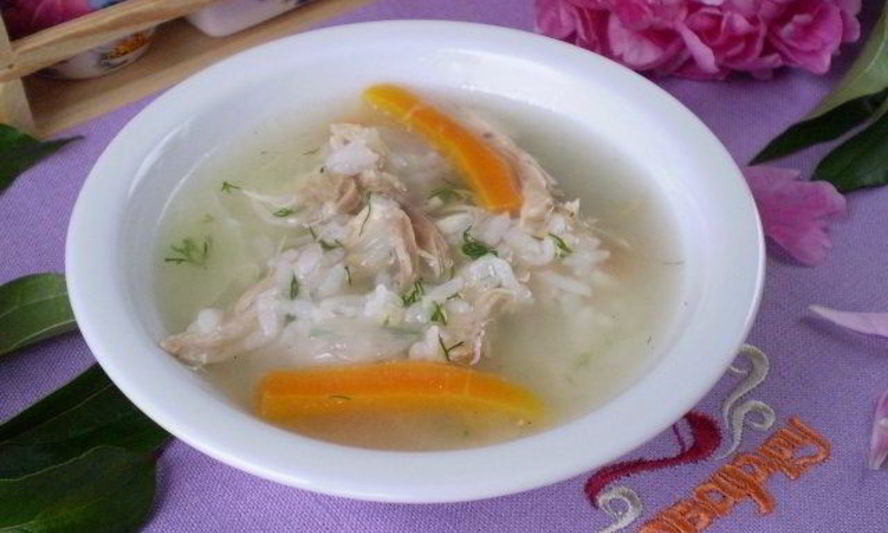 Рецепт бульон куриный с рисом