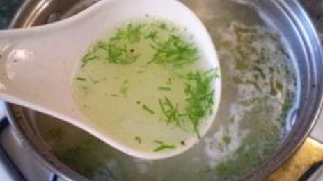 бульон куриный с рисом