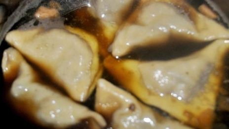 бульон с грибными ушками