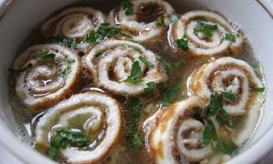 Рецепт бульон с рулетиками