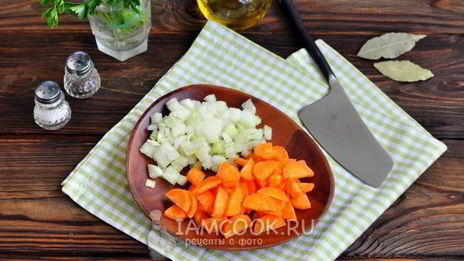 грибной суп на курином бульоне