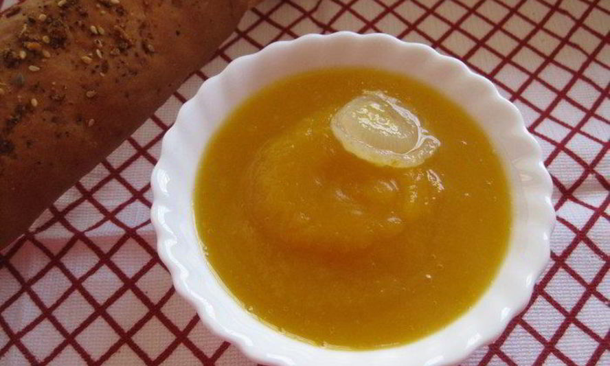 Рецепт кремовый суп из тыквы на курином бульоне