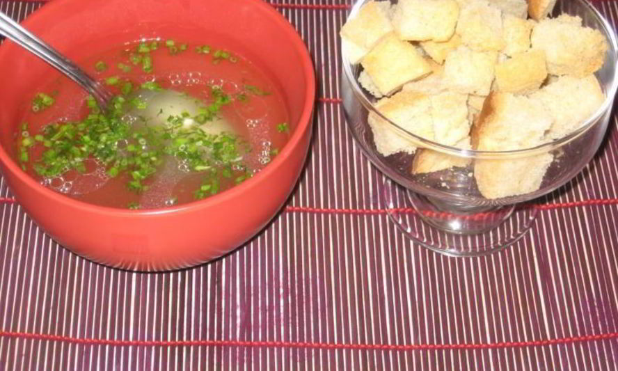 Рецепт крепкий бульон из мяса говядины