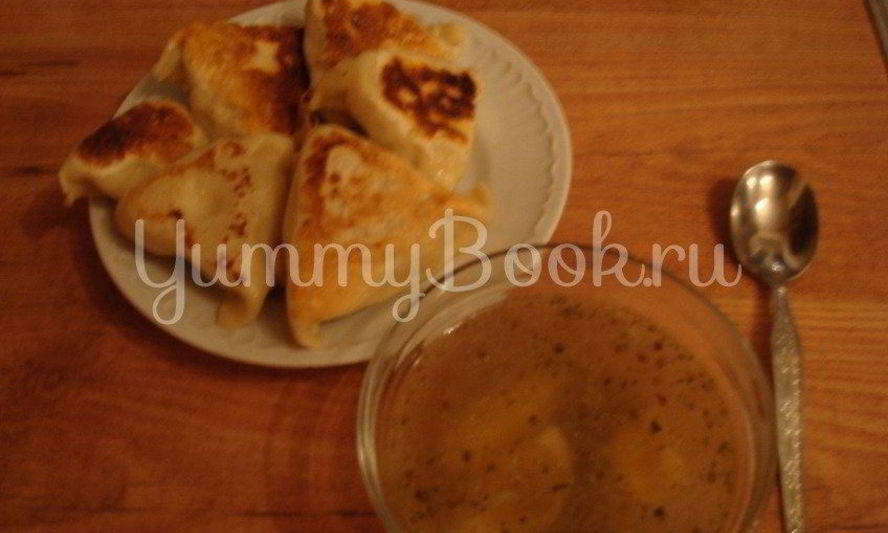 Рецепт куриный бульон с креплах