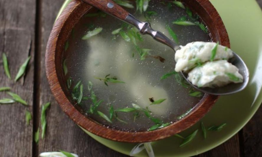 Рецепт куриный бульон с заварными клецками