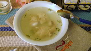 Куриный бульон в мультиварке