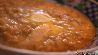 Овсяная каша на курином бульоне