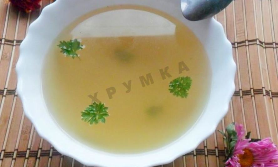 Рецепт прозрачный рыбный бульон