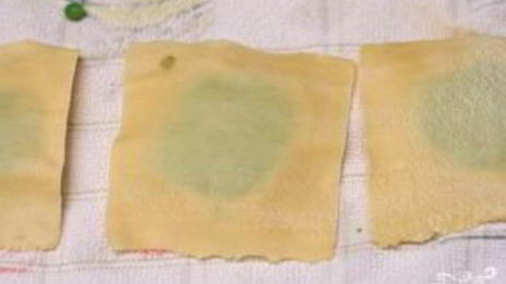 равиоли с зеленым горошком в лимонном бульоне