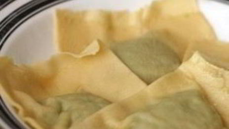 равиоли с зеленым горошком в лимонном бульоне