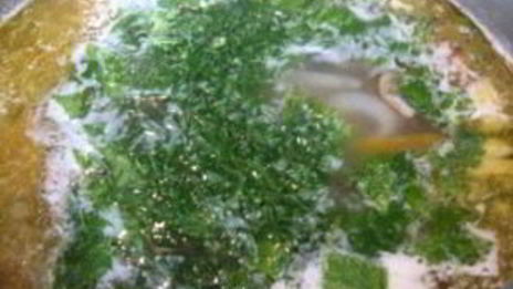 суп из белых грибов на курином бульоне