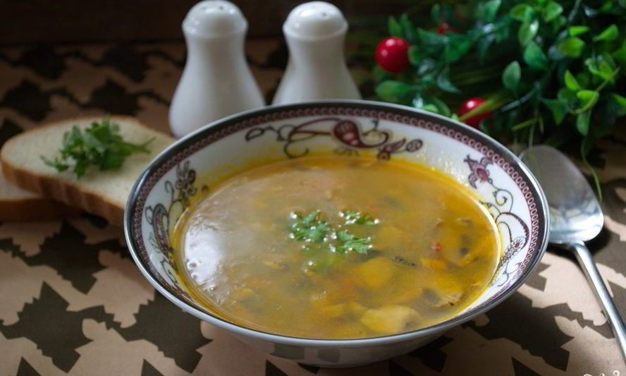 Рецепт суп на грибном бульоне