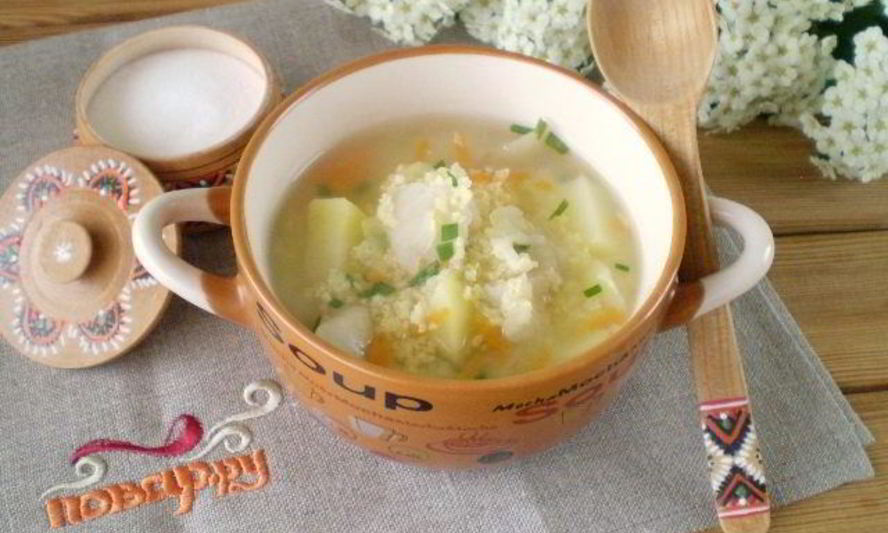 Рецепт суп на рыбном бульоне