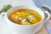 Суп с репой на курином бульоне