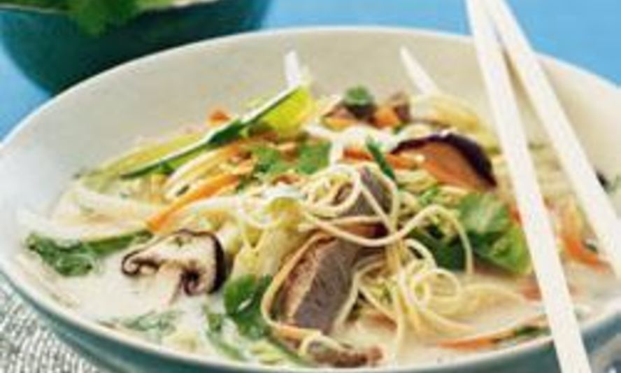 Рецепт тайский говяжий бульон с лапшой