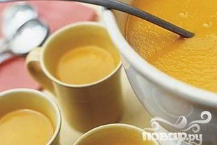 Тыквенный суп на курином бульоне