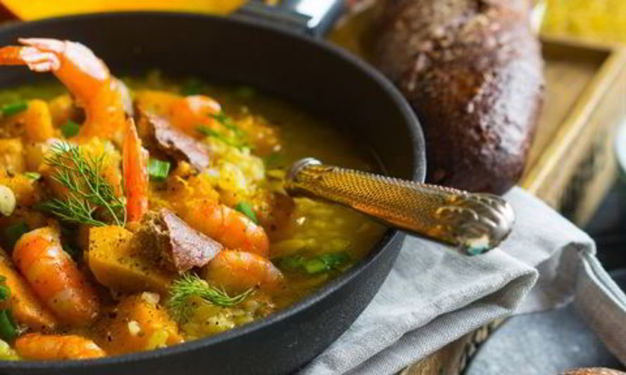 Рецепт тыквенный суп с бульоном и крупами